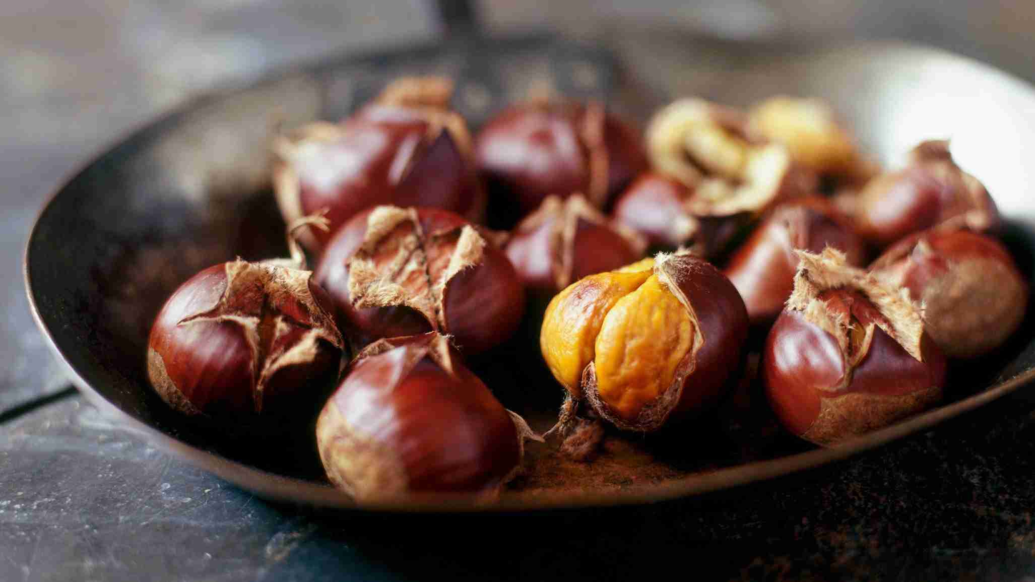 Castagne sotto spirito ricetta